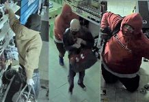 Police are looking for these three men in connection with a March 12, 2020 break, enter and theft at a convenience store on Pigeon Creek Road in Janetville in Kawartha Lakes. (Photos supplied by Kawartha Lakes OPP)