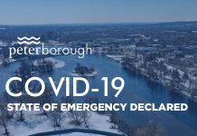 The City of Peterborough has declared a state of emergency due to the COVID-19 pandemic.