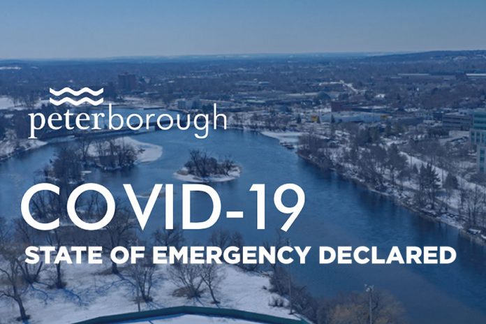 The City of Peterborough has declared a state of emergency due to the COVID-19 pandemic.