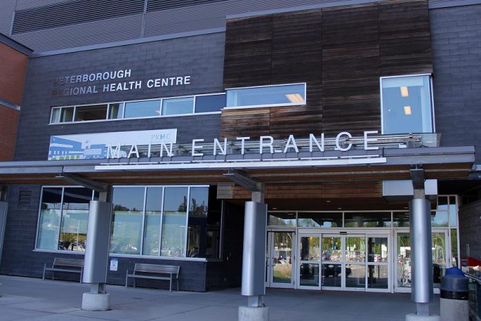 Peterborough Regional Health Centre main entrance