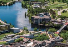 Trent University's campus in Peterborough. (Photo: Trent University)