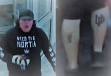 Kawartha Lakes OPP are seeking this suspect in the robbery of a Janetville convenience store on March 12, 2020. Two Peterborough men and one Oshawa teenager have already been arrested and charged. (OPP supplied photos)