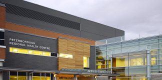The main entrance of Peterborough Regional Health Centre. (Photo: PRHC)