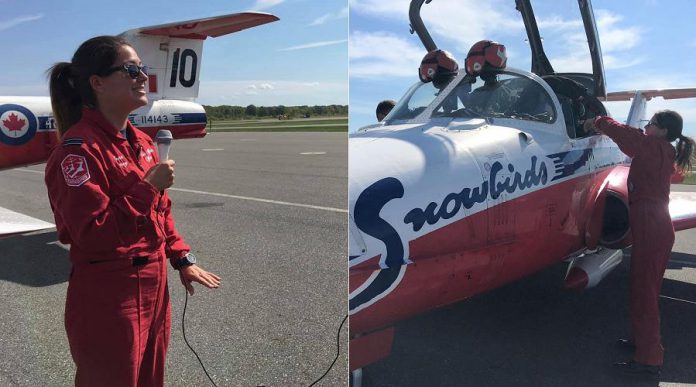 Captain Jennifer Casey at the Peterborough Airport's 50th Anniversary Airshow in September 2019. (Photos: City of Peterborough) 