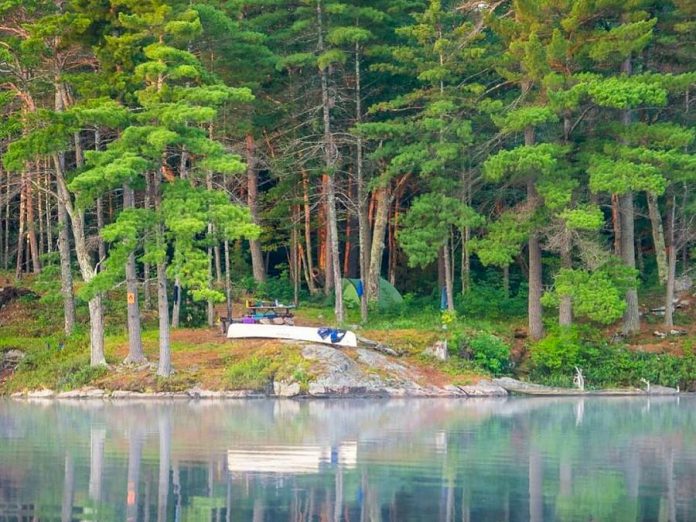 Beginning June 1, 2020, backcountry camping is available the 20 operating Ontario provincial parks that offer it, as well as all all non-operating provincial parks and conservation reserves. This photo of backcountry camping at Kawartha Highlands Provincial Park was kawarthaNOW's top Instagram photo in July 2018. (Photo: Jasmine Starr @jasminenstarr / Instagram)