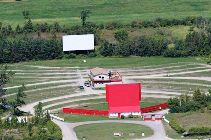 The Lindsay Drive-In, which normally opens for the season in early spring, sits empty due to the Ontario government's emergency order requiring all theatres to close during the COVID-19 pandemic. Owner Danny Zita is frustrated because, unlike other seasonal businesses including golf courses and marinas, the theatre has not been permitted to open. This despite the fact that Zita has a plan to operate at half capacity, leaving around 10 feet of space between each vehicle. (Photo: Lindsay Drive-In)