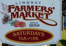 The Lindsay Farmers' Market runs on Saturdays from 7 a.m. to 1 p.m. on Victoria Avenue in Lindsay between Kent and Peel. (Photo: Lindsay Farmers' Market)
