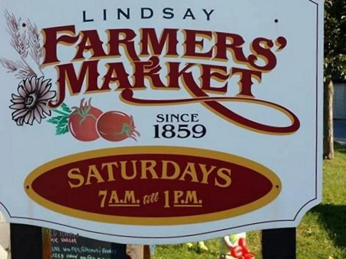 The Lindsay Farmers' Market runs on Saturdays from 7 a.m. to 1 p.m. on Victoria Avenue in Lindsay between Kent and Peel. (Photo: Lindsay Farmers' Market)