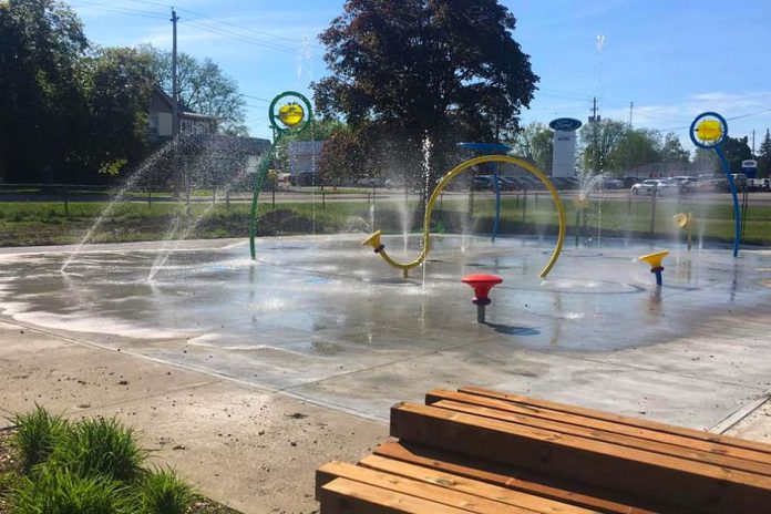 The splash pad at the Boys & Girls Clubs of Kawartha Lakes facility in Lindsay will be available to summer camp and child care program attendees, but will not be open for after-hours public use. (Photo: Boys & Girls Clubs of Kawartha Lakes / Facebook)