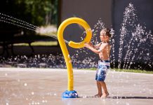 The splash pad at Garnet Graham Park in Fenelon Falls. (Photo: City of Kawartha Lakes)