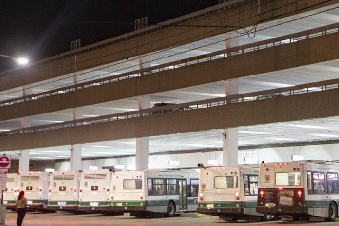 One example of a concern of bus drivers with the new Peterborough Transit bus routes is where they will take their lunch breaks. Bus drivers normally take their breaks at the downtown Peterborough bus terminal. With only five instead of 12 bus routes going directly to terminal as of June 28, 2020, this option will no longer be available. (Photo: City of Peterborough) 