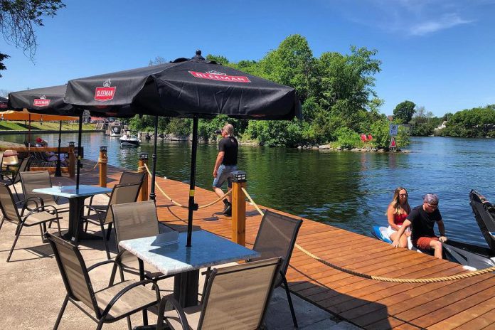 The restaurant just reopened its river-side patio for daily service earlier this month, after the Ontario government lifted restrictions.  (Photo: Rileys / Facebook)