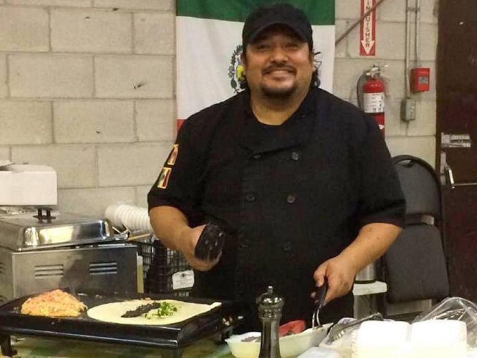 Martin Carbajal came to Canada in 2006 from Mexico City, where he had been cooking since he was 12 years old. Prior to opening La Mesita Restaurante, he ran La Mesita Catering, offering salsas and spreads, burritos, and Mexican food at the Peterborough and Lakefield farmers' markets. While the catering side of the business is still dormant because of the pandemic, the restaurant is serving customers on a larger patio thanks to a joint arrangement with their next-door neighbour, The Garnet. (Photo: La Mesita Catering)