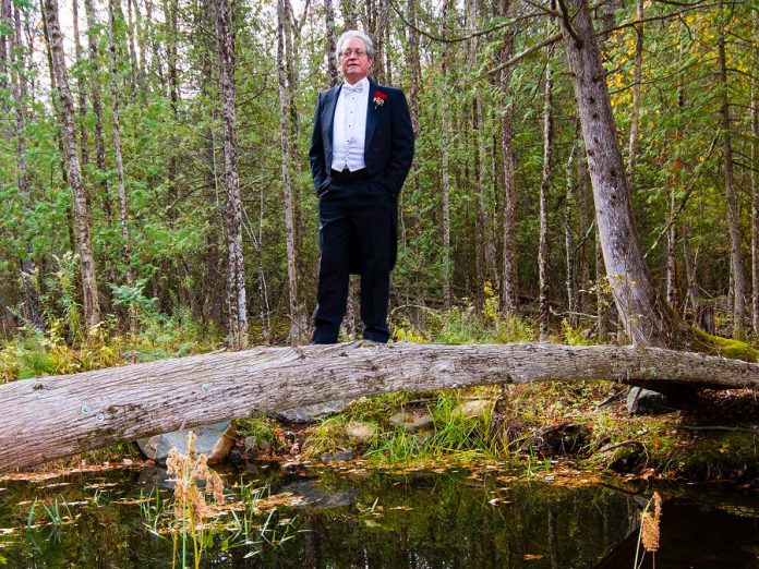 The Peterborough Singers, led by founder and conductor Syd Birrell (pictured), is reinventing its 2020-21 season as a "bridge year". The COVID-19 pandemic has forced the 100-voice choir to cancel its in-person concerts, so choir members are now coming together in small COVID-safe groups so they can continue to enjoy choral singing. Some of the performances may be released online, along with virtual choir performances such as the choir's version of the Simon & Garfunkel song "Bridge Over Trouble Water". (Photo: Jason Ryan)