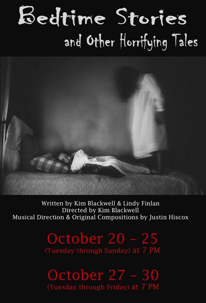 Tickets are available now for 4th Line Theatre's "Bedtime Stories and Other Horrifying Tales", which runs for 10 performances from October 20-30, 2020 at the Winslow Farm in Millbrook. (Poster: 4th Line Theatre)