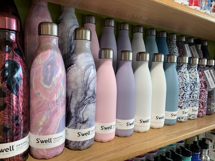 Stainless-steel water bottles are durable, light, and free of harmful toxins meaning your children will be able to safely enjoy their beverages while cutting back on plastic bottles.  (Photo:  Kristen LaRocque / GreenUP)