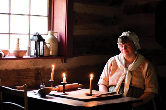 Tours for the family-friendly "Village by Lantern Light", taking place over four days in September, will be be booked in advance with timed entry, ensuring that everyone will experience a safe tour.  (Photo: Lang Pioneer Village Museum in Keene)