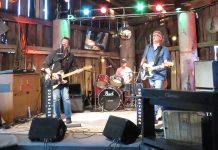 Andy Tough's new Live! At The Barn music performance video series, recorded and produced at the Norwood-area barn-turned-recording studio he owns with his wife Linda, debuts on YouTube on August 21, 2020. Local rock and county band Gunslingers (pictured) will kick off the series, with four other bands each featured on four successive Fridays. Viewers will have an opportunity to donate to each band. (Photo courtesy of Andy Tough)