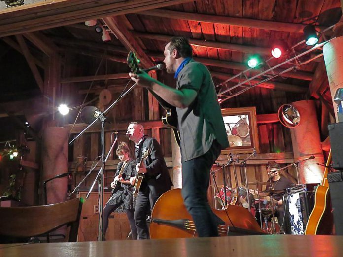 With very limited opportunities for live performances during the COVID-19 pandemic, Andy Tough's Live! At The Barn series has given local bands like The Weber Brothers (Ryan and Sam Weber, Emily Burgess, and Marcus Browne) the opportunity to play together once again, with the performance professionally produced for audiences to enjoy from the safety of their own homes. The Weber Brothers' performance debuts on Andy's YouTube channel on September 11, 2020. Viewers will have an opportunity to donate to the band.  (Photo courtesy of Andy Tough)