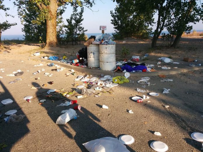 One of several photos of garbage left behind by visitors shared on Facebook by Ontario Parks, the government agency responsible for 340 provincial parks and 295 conservation reserves in Ontario. Littering at provincial parks has increased this pandemic summer, and parks staff have been "working tirelessly" to clean it up. (Photo: Ontario Parks / Facebook)