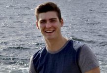 20-year-old Tyler Christine-Bourgeois of Azilda near Sudbury died after he fell through the ice on Bass Lake when riding on a toboggan behind a snowmobile on March 7, 2020. Police have now charged 45-year-old William Robson of Trent Lakes with three charges including dangerous operation causing death and impaired by alchohol causing death. (Photo: Christine-Bourgeois family)