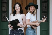 Megan Murphy and Kate Suhr are bringing performing arts to your front (or back) door with 'The Verandah Cafe. (Photo courtesy of The Verandah Cafe)