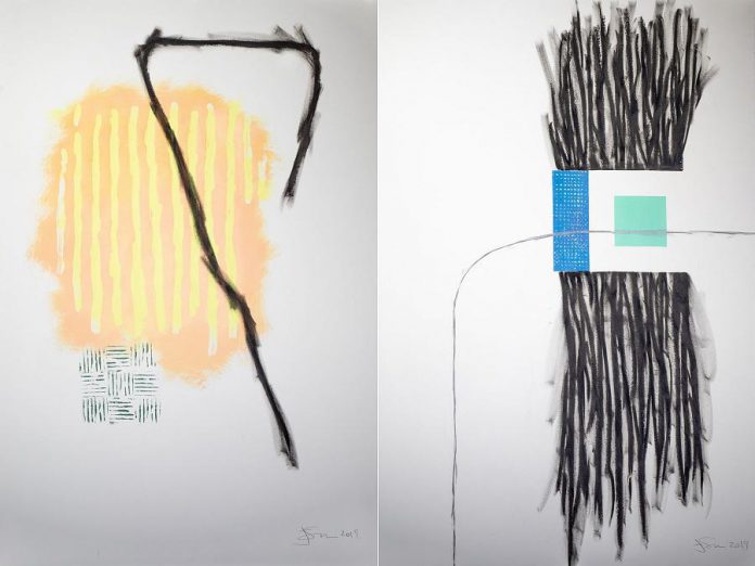  Works on paper from the series 'from inquisition to slapstick' by James Matheson. (Photos courtesy of Atelier Ludmila)