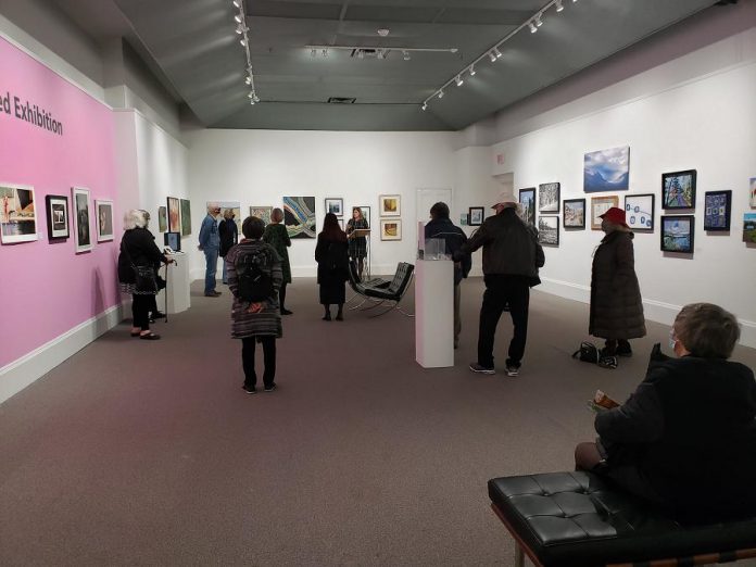 The COVID-safe opening of the 42nd Annual Juried Show at the Art Gallery of Northumberland in Cobourg. (Photo: Art Gallery of Northumberland / Facebook)