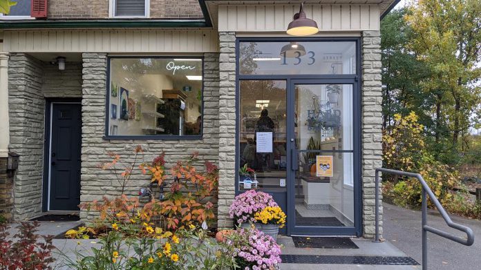 Hard Winter Bakery is located at  133 Hunter Street East in Peterborough's East City, just across the street from the Liftlock Foodland. (Photo: Bruce Head / kawarthaNOW.com)