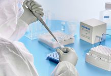 COVID-19 tests in a laboratory. (Stock photo)