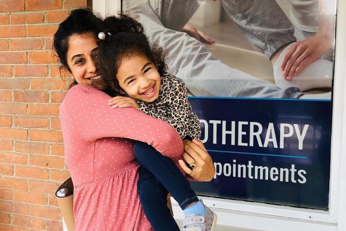 Dr. Manju Asdhir, owner of Kawartha Care Wellness Centre in Lindsay (pictured with her daughter), has seen an increase of clientele at her clinic during the pandemic. Local residents are discovering they don't need to travel outside the region to get the services they need. (Photo: Kawartha Care Wellness Centre)