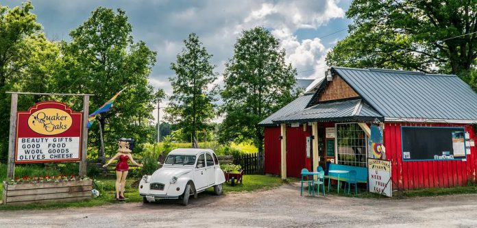 The City of Kawartha Lakes' new "Shop Kawartha Lakes" campaign encourages residents and visitors to support locally owned and operated businesses across the region, such as  Quaker Oaks Farm, a family-run business in Sebright offering an eclectic mix of food, fresh baked goods,  and more. Find out more at shopkawarthalakes.ca. (Photo: City of Kawartha Lakes)