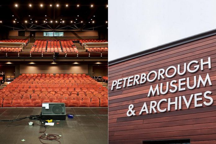Showplace Performance Centre has received a $99,620 from the Ontario government and Peterborough Museum & Archives has received a $97,330 grant from the federal government. (Photos: Showplace Performance Centre / Peterborough Museum & Archives)