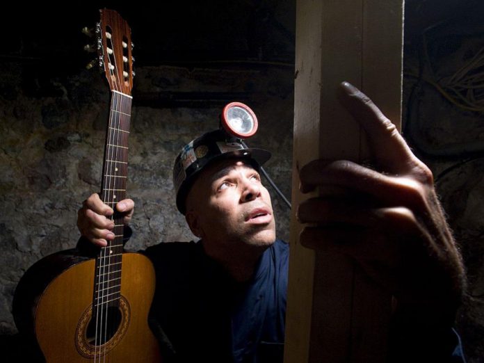 Beau Dixon in a promotional photo for his critically acclaimed 2015 play "Beneath Springhill: The Maurice Ruddick Story", which tells the story of a real-life African-Canadian hero. 4th Line Theatre is known for its plays based on local history and culture, and plans with Dixon's help to uncover local racialized stories for future artistic programming and play development. 