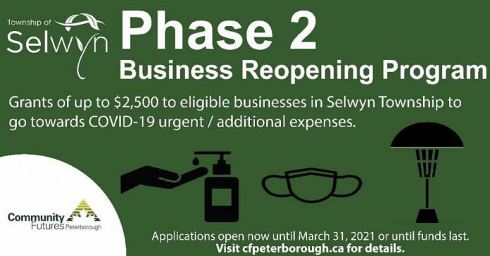 Selwyn Township Business Reopening Program