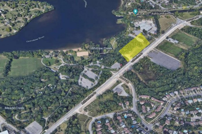 The proposed location for the new Canadian Canoe Museum. (Photo: Google Maps)