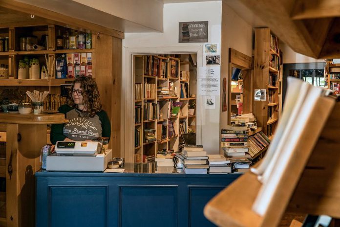 Female entrepreneurs like Dana Deathe, owner of The Book Lady bookshop and literary cafe in Fenelon Falls, face unique barriers when developing and growing their businesses, such as a lack of access to resources and funding and balancing family and business responsibilities. The Kawartha Lakes Small Business & Entrepreneurship Centre's pilot Women's Entrepreneurship Program will provide female entrepreneurs in Kawartha Lakes with virtual business training, workshops and webinars, mentorship, and networking opportunities at no cost.  (Photo: City of Kawartha Lakes)