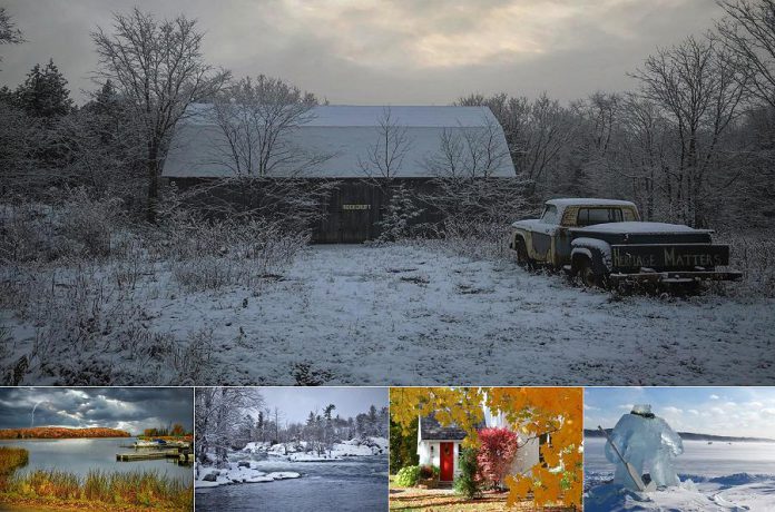 Molly Cadigan won first place and $250 for her submission "Heritage Matters" (top) in Peterborough County's #PicturePtboCounty photo contest. Barry Mortin (bottom left) won second place, with Connie Kot, James Forrester, and David Frey receiving honourable mentions for their submissions. (Supplied photos)