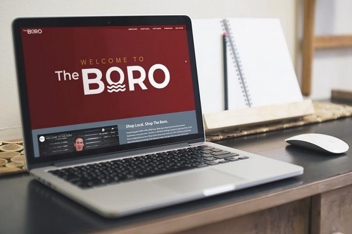 An initiative of the Peterborough Downtown Business Improvement Area, The Boro at theboro.ca features ore than 140 local shops, restaurants, and services offering more than 35,000 items, 1,200 menu options, and 100 gift card options. (Photo courtesy of Peterborough DBIA)