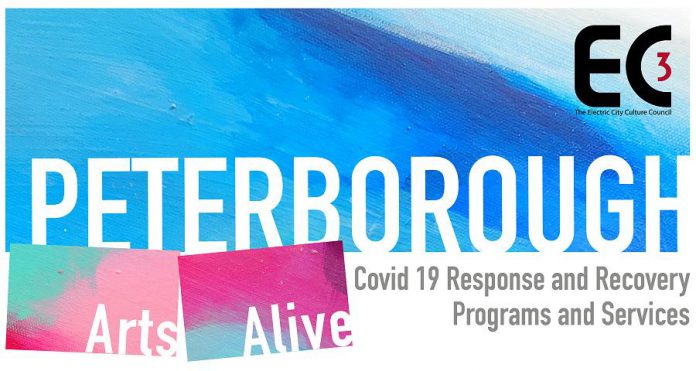 The Electric City Culture Council (EC3)'s Peterborough Arts Alive fund was established to help charitable arts organizations in the Peterborough area make it through the COVID-19 pandemic. (Graphic: EC3)