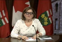Dr. Barbara Yaffe, Ontario's deputy chief medical officer of health, provided an update on Ontario's COVID-19 situation at a media conference at Queen's Park on December 29, 2020. (CPAC screenshot)