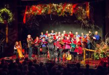 The Convivio Chorus performing at the December 2015 In From The Cold concert at Market Hall in downtown Peterborough. (Photo: Linda McIlwain / kawarthaNOW.com)
