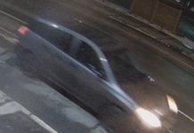 Police are seeking the owner or operator of this charcoal-grey four-door Toyota Matrix hatchback with black rims in the death of 40-year-old Corey Johnston on January 14, 2021 in Peterborough. (Police-supplied photo)