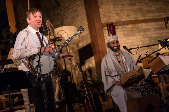 Friends John Millard and Waleed Abdulhamid bring together their very different cultural and musical backgrounds in "John & Waleed", a performance featuring both traditional and original music and storytelling. Public Energy is streaming the previously recorded performance online for free on January 31, 2021, following a real-time Q&A with the two musicians. (Supplied photo)