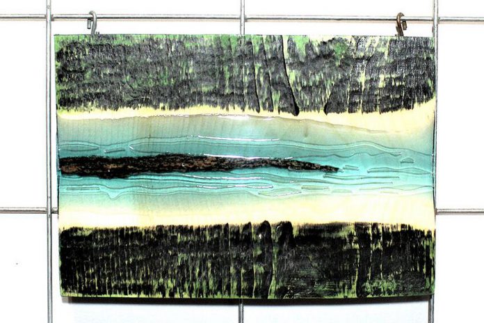 'A River Runs Through', an elemental art piece by Daniel Marlatt available for purchase through the Kawartha Lakes Arts Council's online marketplace. (Photo courtesy of Kawartha Lakes Arts Council and the artist)