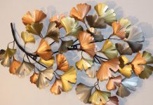 At the new online marketplace set up by the Kawartha Lakes Arts Council, you can purchase works by local artists who are members of the arts council, such as 'Ginko Leaf Branch', a metallic wall sculpture by Paul and Beverly Williams. (Photo courtesy of Kawartha Lakes Arts Council and the artists)