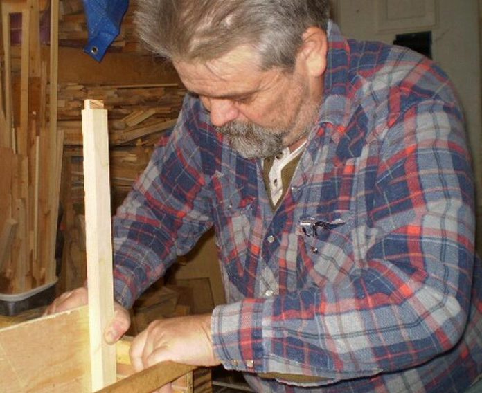 Lindsay artisan woodworker James Lukow, a member of the Kawartha Lakes Arts Council, at work in his studio. (Photo courtesy of Kawartha Lakes Arts Council and the artist)