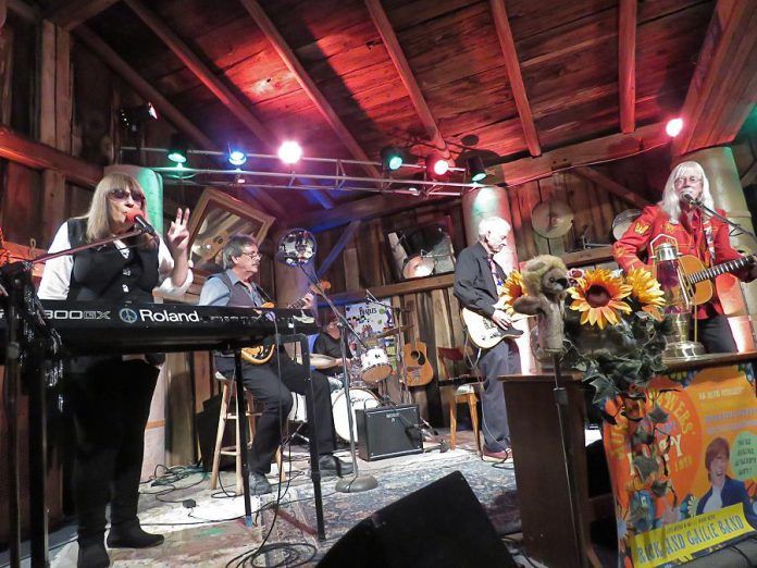 The second series of Andy Tough's Live! At The Barn recordings of local musicians kicks off on January 15, 2021 with a performance by well-known British Invasion pop-rockers the Rick & Gailie Band. (Photo: Linda Tough)