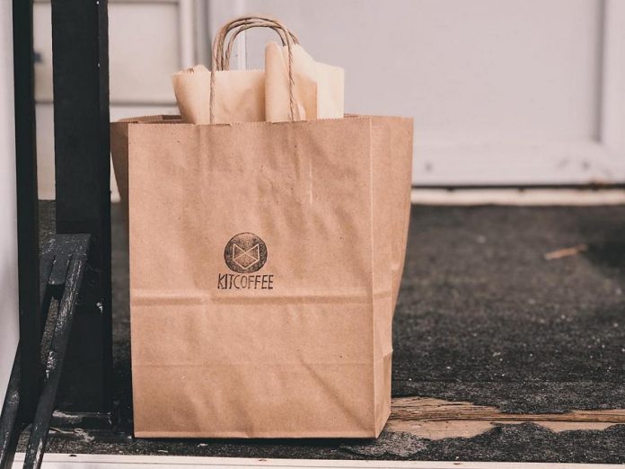 KitCoffee owner Helen McCarthy is going above and beyond by personally delivering takeout orders from the espresso bar and bakeshop. (Photo courtesy of KitCoffee)