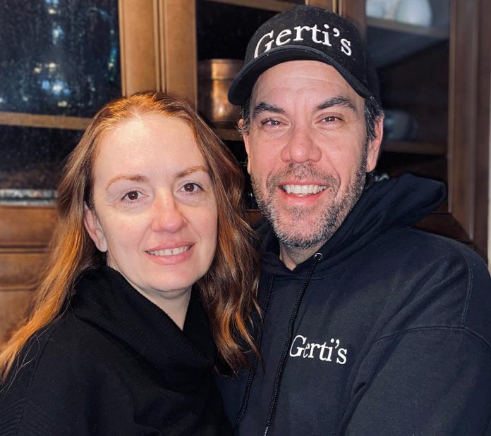 Gerti's owners Diana and Sean Hunter. In April 2019, the couple purchased the restaurant from original owners Gerti and Alban Sina. (Photo courtesy of Gerti's)